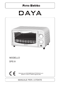 Manuale DAYA DFE-9 Forno