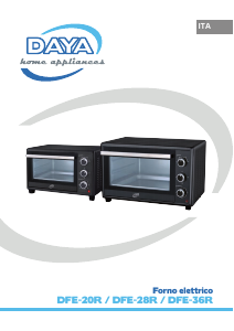 Manuale DAYA DFE-20R Forno