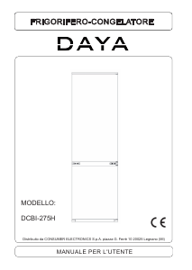 Manuale DAYA DCBI-275H Frigorifero-congelatore