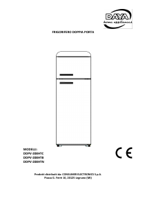 Manuale DAYA DDPV-208HTB Frigorifero-congelatore