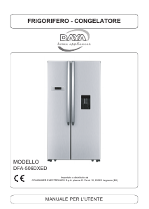 Manuale DAYA DFA-506DXED Frigorifero-congelatore