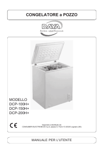 Manuale DAYA DCP-100H Congelatore