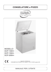 Manuale DAYA DCP-150H Congelatore