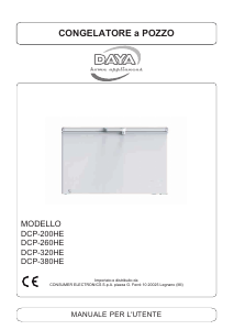 Manuale DAYA DCP-260HE Congelatore