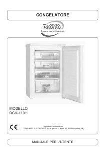 Manuale DAYA DCV-110H Congelatore