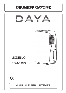 Manuale DAYA DDM-16N3 Deumidificatore