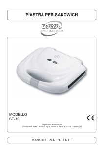 Manuale DAYA ST-19 Grill a contatto