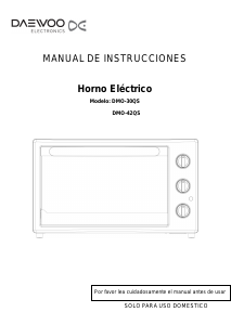 Manual de uso Daewoo DMO-30QS Horno