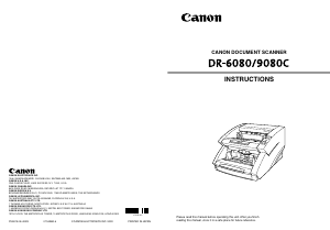 Manual Canon DR-9080C Scanner