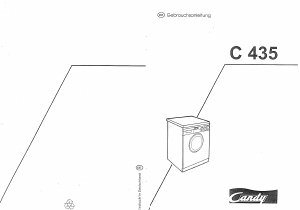Bedienungsanleitung Candy C 435 Waschmaschine