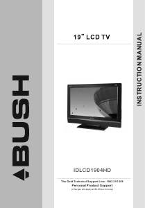 Manual Bush IDLCD1904HD LCD Television