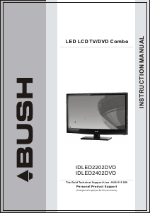 Manual Bush IDLED2202DVD LCD Television