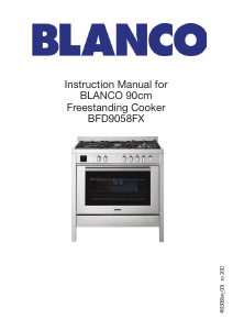 Manual Blanco BFD9058FX Range