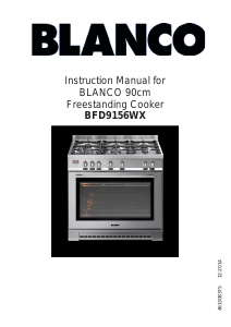 Manual Blanco BFD9156WX Range