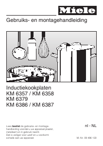 Handleiding Miele KM 6386 Kookplaat