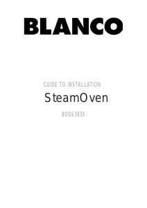 Handleiding Blanco BOSS383X Oven