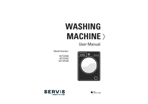 Manual Servis W712F4B Washing Machine