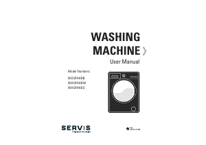 Manual Servis W812F4HDB Washing Machine