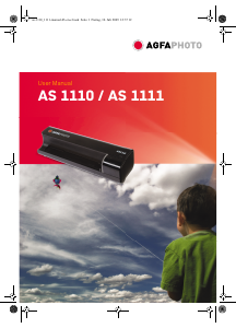 Manual de uso Agfa AS 1110 Escáner