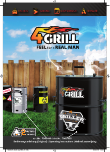 Handleiding 4Grill 7062425 Barbecue