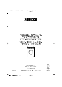 Zanussi FE N (Aquacycle ): скачать инструкции по эксплуатации