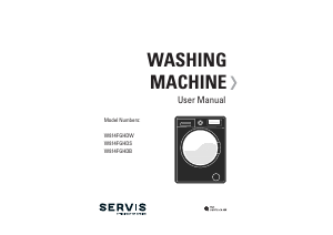 Manual Servis W814FGHDS Washing Machine