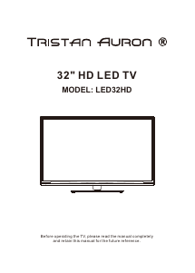 Bedienungsanleitung Tristan Auron LED32HD LED fernseher