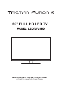 Bedienungsanleitung Tristan Auron LED50FullHD LED fernseher