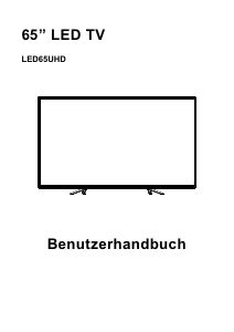 Bedienungsanleitung Tristan Auron LED65UltraHD LED fernseher