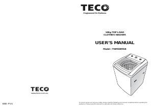 Manual TECO TWM100TAB Washing Machine