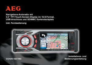 Bedienungsanleitung AEG CS NAV 350 TMC Navigation