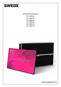 Bedienungsanleitung SWEDX SS-42K16 LED monitor