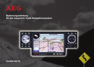 Bedienungsanleitung AEG CS NAV 430 TS Navigation