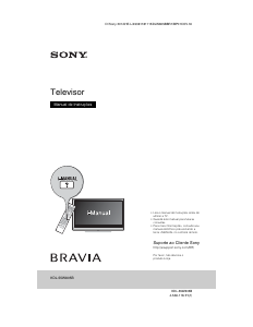 Manual Sony KDL-55W805B Bravia Televisor LCD