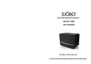 Manual Sjöbo T390G Toaster