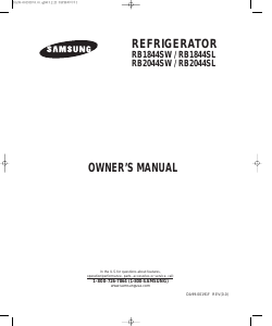 Manual Samsung RB1844SL Fridge-Freezer