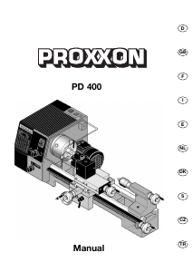 Manuál Proxxon PD 400 Soustruh