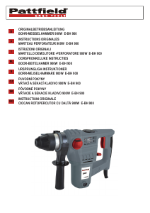 Manual Pattfield E-BH 900 Ciocan rotopercutor