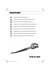 Bruksanvisning Pattfield PE-ALB 18 Li Basic Lövblåsare