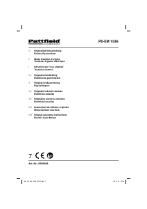Manual Pattfield PE-EM 1536 Mașină de tuns iarbă