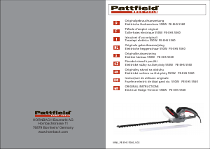 Návod Pattfield PE-EHS 5560 Plotové nožnice