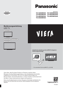 Manual Panasonic TX-40DSW504 Viera LED Television