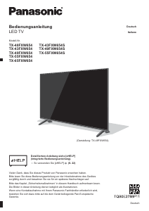 Manuale Panasonic TX-55FXW654 LED televisore