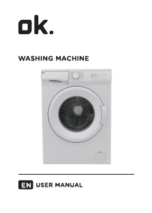 Manual OK OWM 17213 A2 Washing Machine