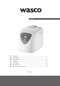 Bruksanvisning Wasco 143-045 Brødmaskin