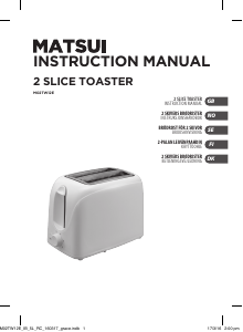 Manual Matsui M02TW12E Toaster
