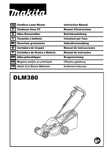 Manual Makita DLM380 Corta-relvas