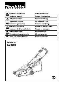 Manual de uso Makita LM430D Cortacésped