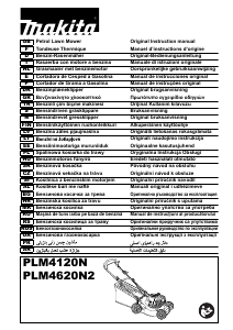 Mode d’emploi Makita PLM4120N Tondeuse à gazon