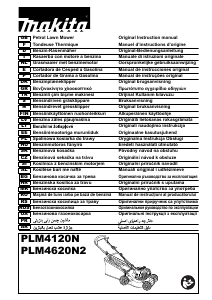 Manual Makita PLM4620N2 Lawn Mower